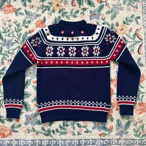 Vintage JCPenney Fair Isle Sweater S